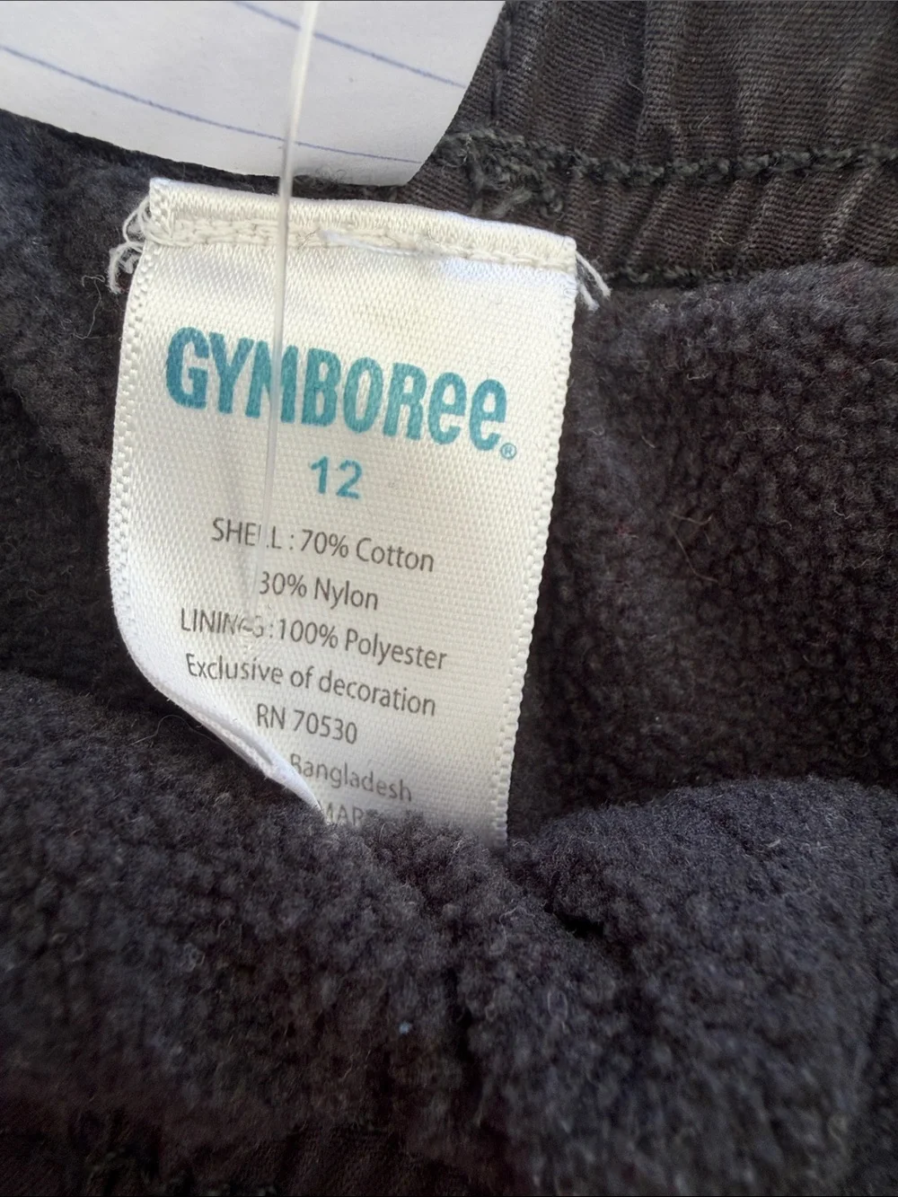 Gymboree Black Boys Cargo Pants
